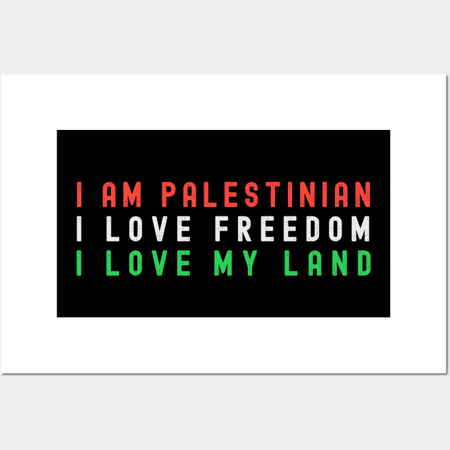 I am Palestinian Wall Art by Metavershort